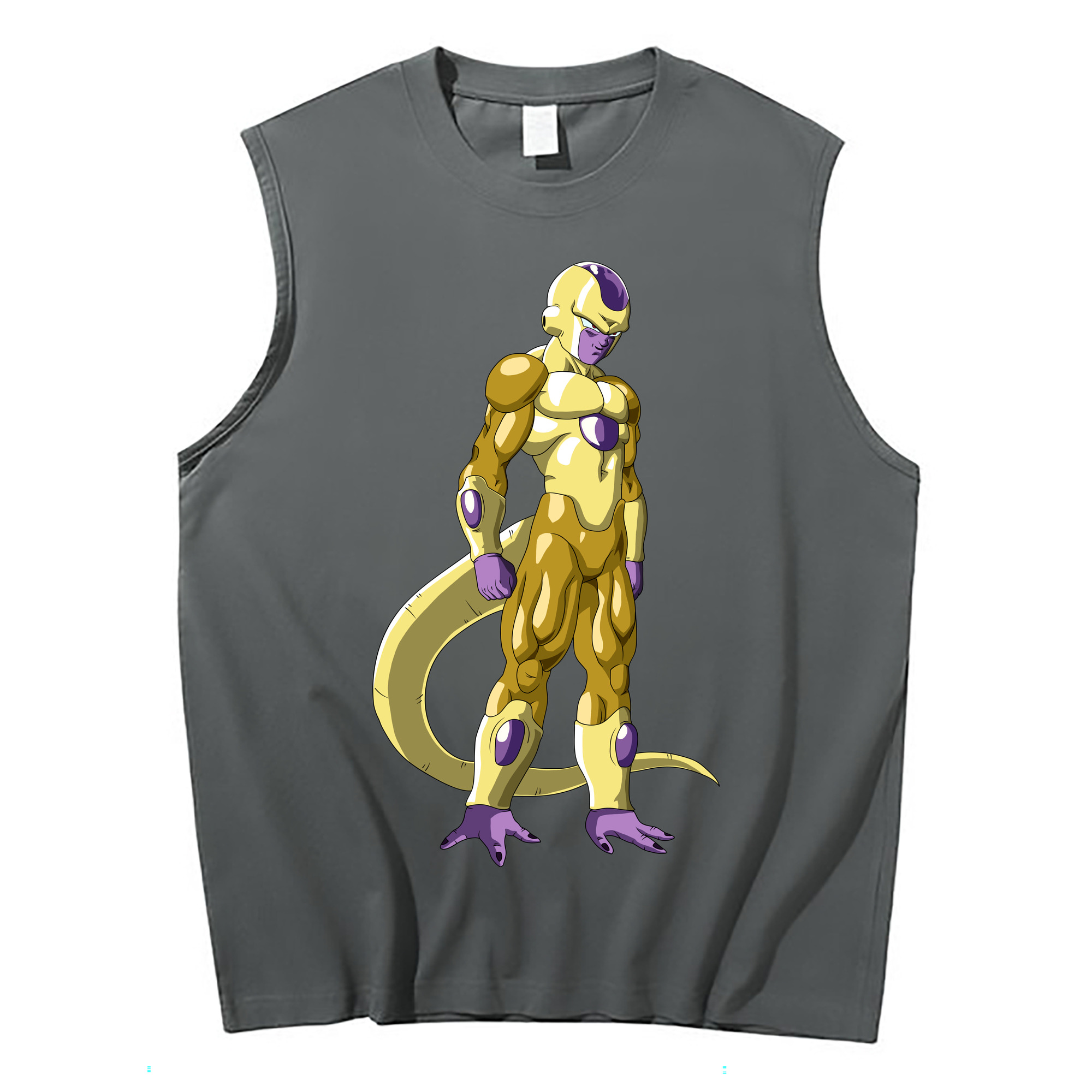 （画像用） ドラゴンボール フリーザ DRAGON BALL Frieza コットン100％タンクトップ（フロントプリント）